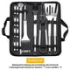 thumbnail image 2 of Clearance!Maojin Juego de barbacoa de acero inoxidable,bolsa Oxford,utensilios para barbacoa,combinación de barbacoa doméstica para exteriores,herramientas para barbacoa, 2 of 9