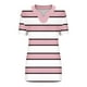 thumbnail image 3 of Mujeres Tops Casual V-Cuello Impreso Oversized Mangas Cortas Camiseta Top, Poliéster Verano Primavera, 3 of 5
