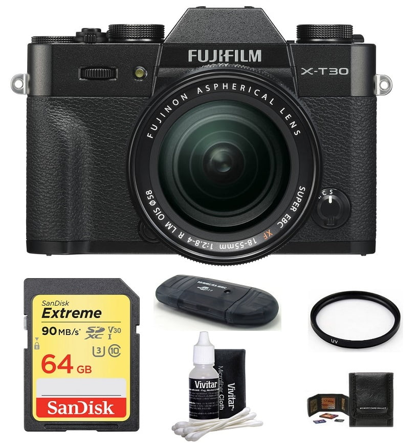 FUJIFILM XT30 Mark II Mirrorless Digital Camera with 1855mm Lens