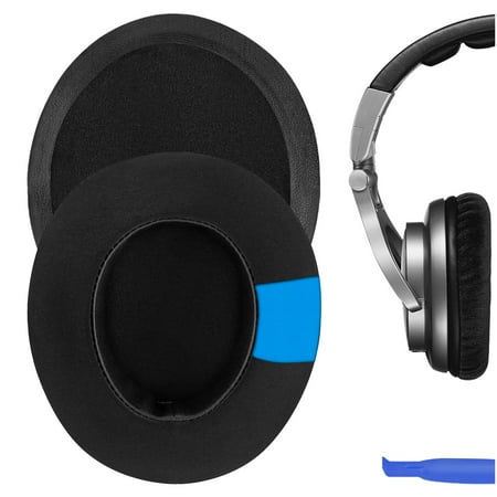 Geekria Sport Cooling Gel Replacement Ear Pads for MDR-CD250 Headphones Ear Cushions Repair Parts (Black)