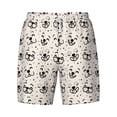 thumbnail image 4 of Lsque Mens Swim Trunks DOGS FACE Pattern - Bathing Suit Compression Liner - Beach Swim Shorts Swimwear - (S-3XL) - Stretch Quick Dry -3X-Large, 4 of 9