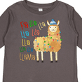 thumbnail image 4 of Inktastic Cute Christmas Fa Lla Llama Boys or Girls Long Sleeve Toddler T-Shirt, 4 of 5