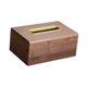 thumbnail image 2 of Funda para caja de pañuelos de madera maciza rectangular con decoración nórdica C, 2 of 9