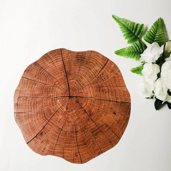 Large Wood Slices Centerpieces