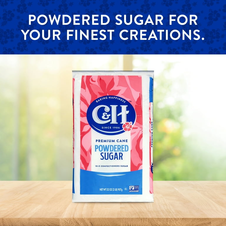 C&H Premium Cane Powdered Sugar, 2 lb