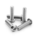 thumbnail image 4 of 1/4-20 x 1-1/2" Button Head Socket Cap Screws Bolts 304 Stainless Steel Machine, Allen Hex Drive, Bright Finish Fully Threaded 25PCS, 4 of 8