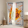 thumbnail image 3 of jejeloiu Kids Ball Game Blackout Curtains Set of 2 (52x84 Each),Sport Theme Window Curtains,Basketball Lover Curtains and Drapes For Boys,Microfiber Bedroom Decor, 3 of 6