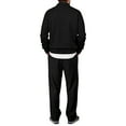 thumbnail image 4 of New Men Waffle Fitness Sports Set Breathable Long Sleeve Jacket Elastic Waist Pants Casual Outdoor Tracksuit Jogging Suit for Male 2-Piece Fashionable Sportswear Sets, 4 of 4