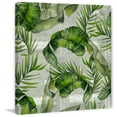 thumbnail image 2 of Marmont Hill Green Tropic Leaves Canvas Wall Art, 2 of 7