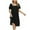 Black, variant on Nightgowns for Women Sexy Square Neck Sleepshirts Short Sleeve Sleepwear Lace Trim Night Gowns Soft Short Lace Panel Nightdress Pajama Shirts,Black S-2XL