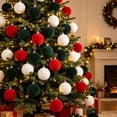 thumbnail image 2 of Shatterproof Christmas Ornaments, 12 Pack Painted Christmas Ball Set Tree Pendant Decoration Ornaments, 2 of 8
