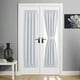 thumbnail image 4 of Cortinas para puerta francesa, con aislamiento térmico, con bolsillo para barra, opacas, para sala de estar, patio, puerta de vidrio, ventana, 1 panel, 25 x 40 pulgadas, color blanco, 4 of 8