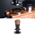 thumbnail image 1 of Coffee Hand Tamper, Walnut Stainless Steel Tamper 3 Sizes Constant Pressure Espresso Tamper, Sound Feedback, Adjustable Threaded Base, Ergonomic Design, 1 of 7