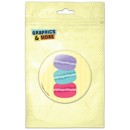 

French Macaroon Cookie Refrigerator Button Magnet