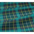 thumbnail image 4 of oneOone Cotton Jersey Dark Teal Green Fabric Madras Check Sewing Craft Projects Fabric Prints By Yard 58 Inch Wide, 4 of 4