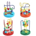 thumbnail image 2 of Wooden Bead Maze Roller - Educational Toy for Babies, Colorful Wire Activity Game, 2 of 6