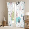 thumbnail image 3 of jejeloiu Marry Christmas Black Out Curtains,Pink Xmas Pine Curtains Pack of 2 (42x63 Each),Happy New Year Bedroom Curtains,Super Cozy Bedroom Decor, 3 of 6