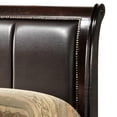 thumbnail image 2 of Cappuccino G8875c-fb3 Full Storage Bed - Wood Veneers & Solid Build, Strong Tailed Drawers, No Foundation Or Box Spring, Channel Faux Leather Look Real Solids, Spring Requirement, Upholstered, 2 of 3