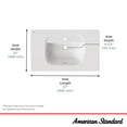 thumbnail image 7 of American Standard 1806.001 Aspirations 37.00" Vitreous China Vanity Top - White, 7 of 7