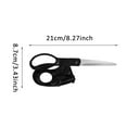 thumbnail image 3 of BotaniNest Guided Sewing Scissors For Home Craft Wrapping Sewing Cut Straight Fast For Paper | Upgraded Ergonomic Handle, 3 of 6
