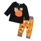 thumbnail image 1 of Ropa para Bebés Recién Nacidos Camiseta de Calabaza Tops Pantalones Leggings Set Ropa de Halloween Yotijar Camiseta de Halloween con pantalones, 1 of 10