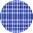 thumbnail image 1 of Ahgly Company Indoor Round Patterned Sky Blue Dress Blue Area Rugs, 5' Round, 1 of 6
