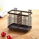 thumbnail image 5 of Cesta de almacenamiento de vajilla de pared de hierro | Portcucharas hueco ventilado para palillos | Resistente a la oxidación | No se necesitan herramientas | Organizador de encimera de cocina |, 5 of 5