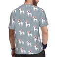 thumbnail image 2 of Wukai Cartoon Poodle Dog Print Men's Short-Sleeved Mesh T-Shirt,Quick-Dry Short Sleeve Workout T-Shirt-3X-Large, 2 of 8