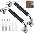thumbnail image 1 of Pieces Bathtub Handle, 33 cm Non-Slip Bathroom Grab Bar, Wall-Mounted Stainless Steel Grab Bar Shower Handle for Elderly/Disabled/Children/Pregnant, 1 of 5