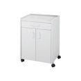 thumbnail image 1 of Safco Mobile Refreshment Center - Pedestal - mobile - 2 doors - wood - gray, 1 of 2