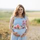 thumbnail image 3 of Set de faja de maternidad Noah Baby Mom to Be Dad to Be Pink Flower, 3 of 8