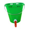 thumbnail image 3 of Cubo de alimentación para terneros, cubo de leche, fácil de instalar, 8 L, práctico, accesorios, con tetinas, para alimentación, con tetinas para tern Verde con 1 pezón, 3 of 9
