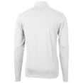 thumbnail image 3 of Men's Cutter & Buck White FC Dallas DryTec Virtue Eco Pique Recycled Quarter-Zip Pullover, 3 of 3