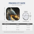 thumbnail image 3 of Windshield Sun Shade, Golden White Fire Dragon Foldable Car Sun Shade Windshield for Front, 2 Pieces, 3 of 7