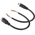 thumbnail image 2 of 4 Cores One Pair Male Female Connector o Video Conversion Cable 20cm Extension Cord, 2 of 5