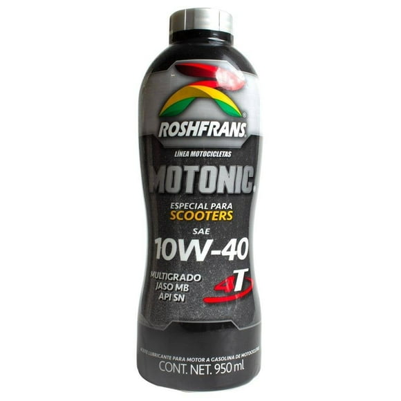 Aceite para Motocicleta Roshfrans Motonic 10W-40 de 950 ml