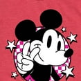 thumbnail image 3 of Disney - Mickey & Friends - Mickey Giving Peace Sign & Smiling - Retro - Toddler And Youth Short Sleeve Graphic T-Shirt, 3 of 5
