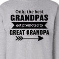 thumbnail image 3 of Inktastic Only the Best Grandpas Get Promoted to Great Grandpa Adult Sweatshirt, 3 of 4