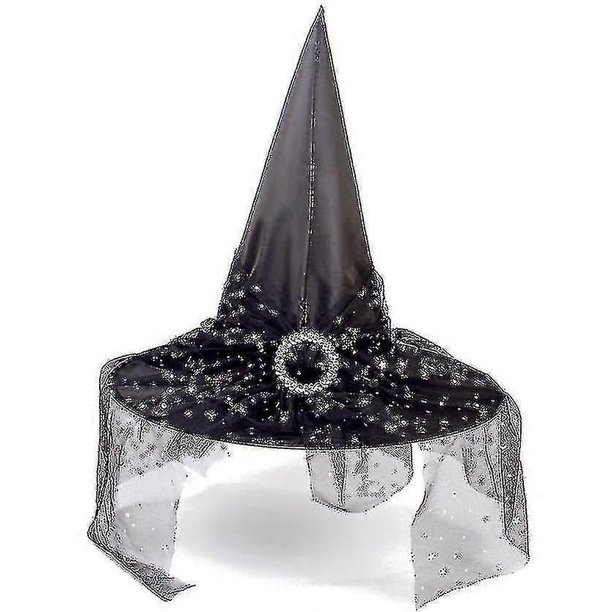 Sombrero de bruja de Halloween Diadema de bruja con plumas de Halloween para disfraz de Halloween
