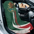 thumbnail image 2 of Bulopur Eagle Front Car Seat Towel for Men Mexican Flag Washable Car Seat Sweat Protector with Storage Bag for Summer Sport Breathable Fit SUV Sedan Truck 1pcs, 2 of 7
