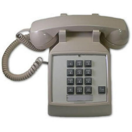 UPC: 0048044251439 | Cortelco 250044-VBA-20M Traditional Basic Desk Phone – Ash