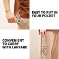 thumbnail image 5 of JIALIOU Nylon Trifold Card Wallet with ID Window Zipper Pocket for Men Women Teen Eggplant Pepper Tomato Broccoli, 5 of 7