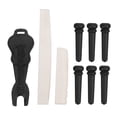 thumbnail image 3 of LHCER Guitar Bridge Pin Kit Guitar Bridge Pin Kit Ox Bone Pillow Puller Remover Instrument Accessories With Saddle Nut, 3 of 8
