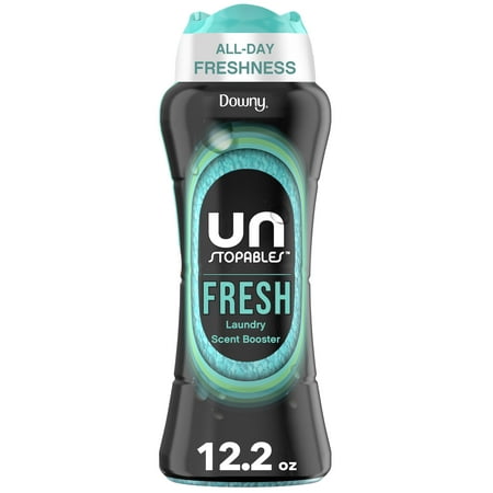 Downy Unstopables In-Wash Scent Booster Laundry Beads, Fresh Scent, 12.2 oz