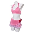 thumbnail image 5 of Traje de baño de Aerith de Final Fantasy 7, disfraz de Cosplay para mujeres y niñas, traje de baño de dos piezas, conjunto de bikini, traje de Halloween, 5 of 5