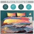 thumbnail image 6 of Duvet Cover Queen Size Ocean Lighthouse 3 Pcs Duvet Cover Set Bedding Sets Queen Soft Breathable, 6 of 6