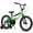 Green, variant on Glerc 16 Inch Little Kids Bike for Over 4 Years Old Boys Girls Youth BMX Style Bicycle with Training Wheels Coaster & Rear V Brake, Green