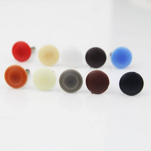 Oraceous 500pcs Plastic Screw Caps Decorative Screw Covers Screw End Cap Screw Hole Filler Covers For Wood Screw Furniture Drawer Wardrobe Kitchen Table