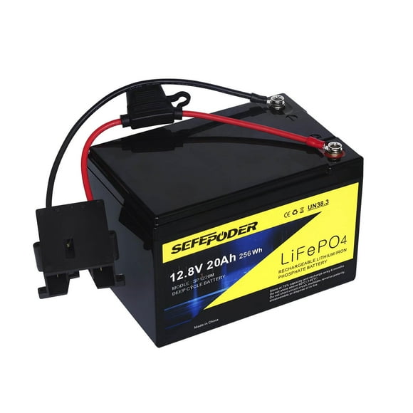 SEFEPODER Replacement Battery Compatible with Fisher Price Power Wheels 12 Volt Battery,12V 20Ah Lifepo4 Lithium Ion Rechargeable Battery for Power W