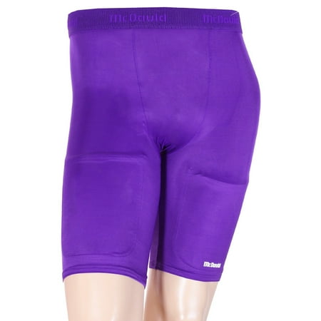 McDavid Classic 830 2 Pocket Compression Football Girdle Shorts Purple